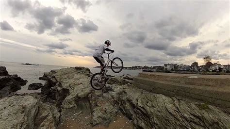 Mountain Bike Stunts: Mike Steidley rides West Haven - YouTube