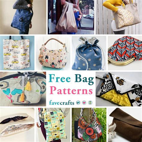 Free Bag Patterns: 40+ Sewing Patterns for Purses, Tote Bags, and More | FaveCrafts.com