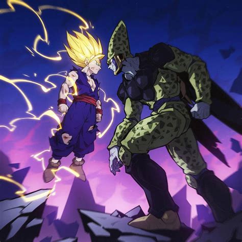 Gohan vs Cell by StringDman94 on DeviantArt