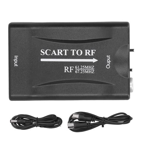 Garosa SCART To For RF Adapter SCART To For RF Converter SCART Adapter ...