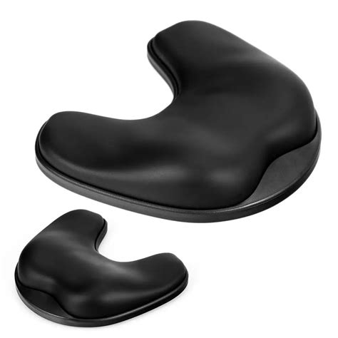 Sliding Rotating Wrist Rest Mouse Pad Memory Foam Ergonomic Slipping ...