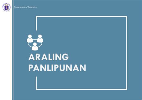 Araling Panlipunan MELCs