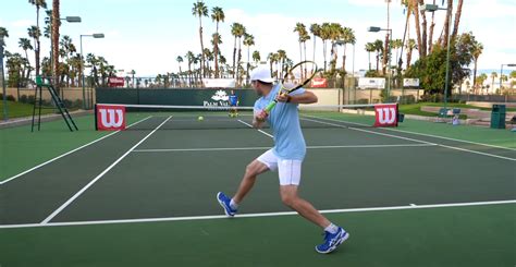 ATP One Handed Backhand Slow Motion - Top Tennis Training