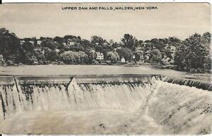 Postcard Collectible Walden New York Upper Dam Falls Vintage Unposted ...