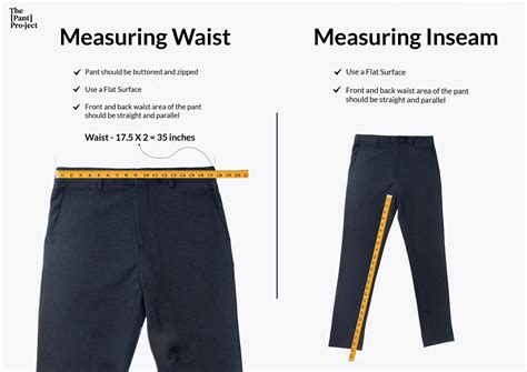 Easy Measure (Waist & Inseam) – The Pant Project