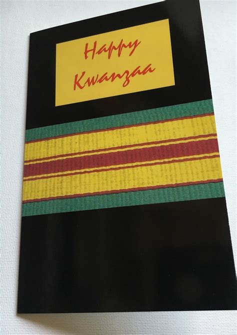 Happy Kwanzaa Card - Etsy