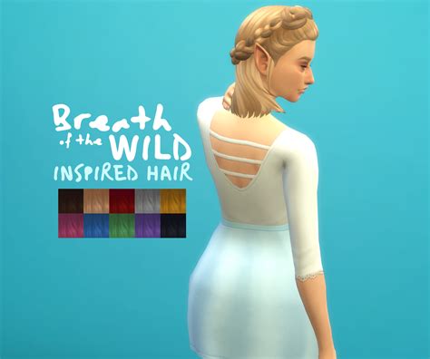 Women's - Breath of the Wild Inspired Hair | SimsWorkshop