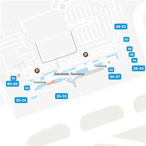 Auckland Airport Domestic Terminal Map & Guide