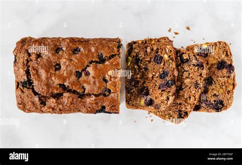 sweet bread with fruit and nuts Stock Photo - Alamy