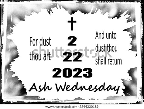 2023 Ash Wednesday Calendar Date Icon Stock Illustration 2244330189 | Shutterstock