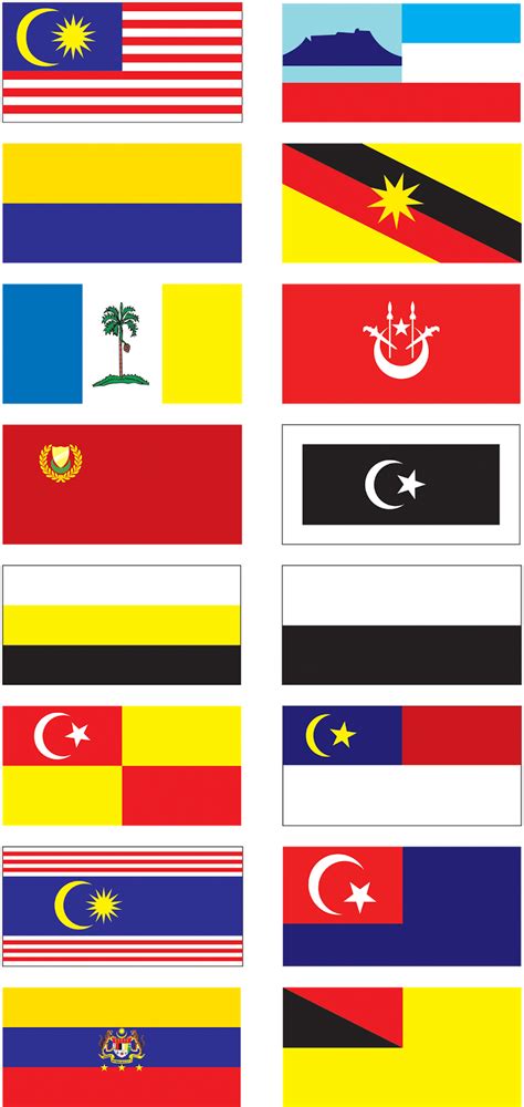 Bendera Negeri Di Malaysia - IMAGESEE