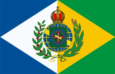 I made a flag of the Empire of Brazil combined with the flag of the Kingdom of Portugal owo 🇧🇷🇵🇹 ...