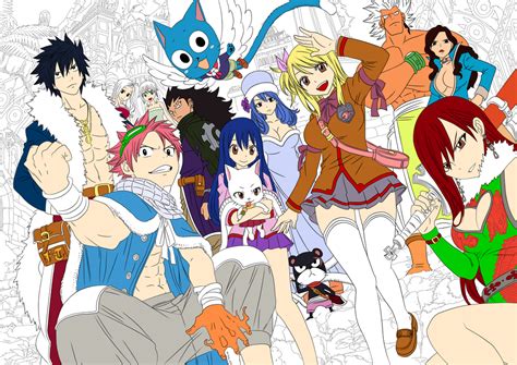 Fairy Tail Guild Members by Senpai1993 on DeviantArt