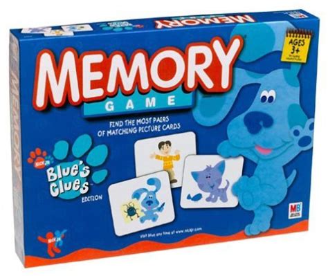 Hasbro Blue'S Clues Memory Educational Board Games Board Game - Blue'S ...