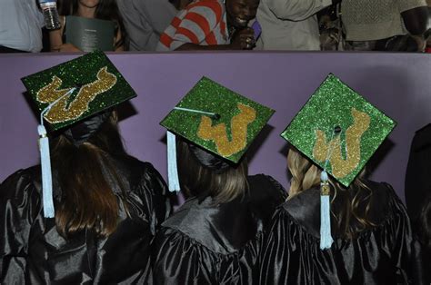 Three #USF students decorated their graduation caps together ...