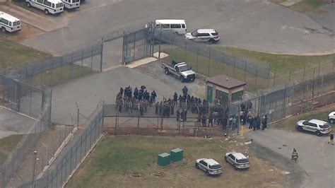 Raw: Aerial video of hostage crisis at Smyrna prison