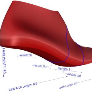 Foot Girth Measurements for Bespoke and Custom Shoe Lasts