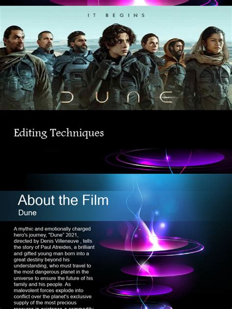 Editing Techniques of Dune | PDF | Dune (Novel) | Transhumanist Books