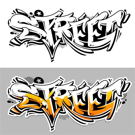 Street Graffiti Vector Lettering 330282 Vector Art at Vecteezy