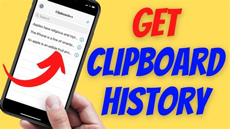 How To Get Clipboard History On iPhone - YouTube