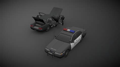 '92 Ford Crown Victoria Police Interceptor - 3D model by KI5 (@KI5mods) [d0bd83e] - Sketchfab