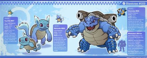 Pokemon Blastoise Evolution Chart