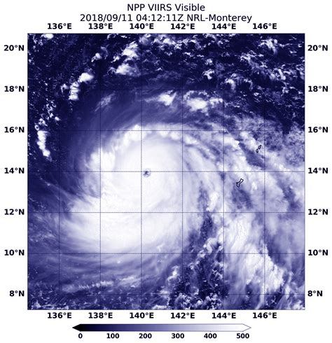 NASA-NOAA satellite tracking Super Typhoon Mangkhut