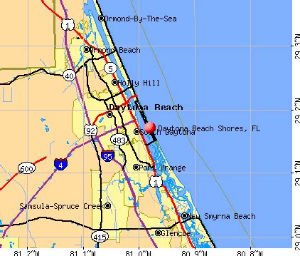 Daytona Beach Shores, Florida (FL 32127) profile: population, maps ...