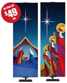 Christmas Church and Advent Banners