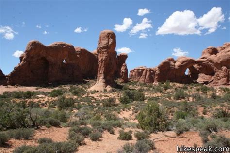 Double Arch Trail | Arches National Park | Hikespeak.com