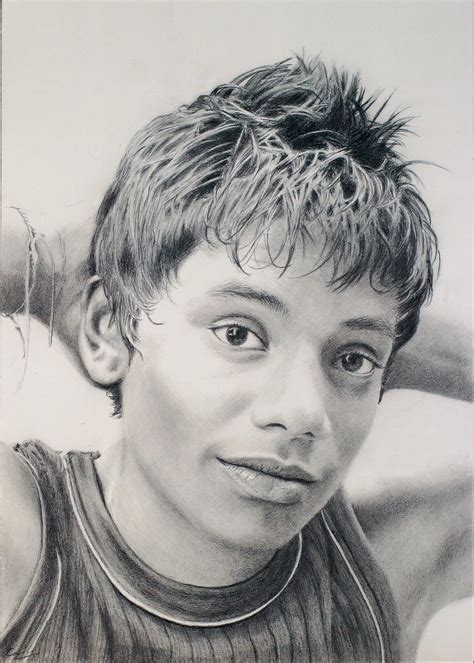 Pencil drawing: Portrait of a Boy by Denish-C on DeviantArt