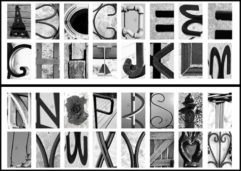 Free Printable Alphabet Photography Letters - Printable Templates