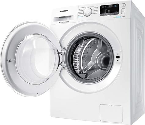 Samsung 7 Kg Inverter Fully-Automatic Front-Loading Washing Machine (WW70J42E0IW/TL, White ...