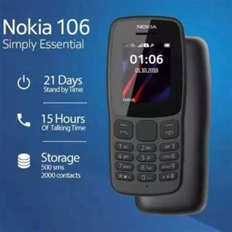 Jual Nokia 106 (Dual SIM) New Fullset (Terjamin Original Nokia) | Shopee Indonesia