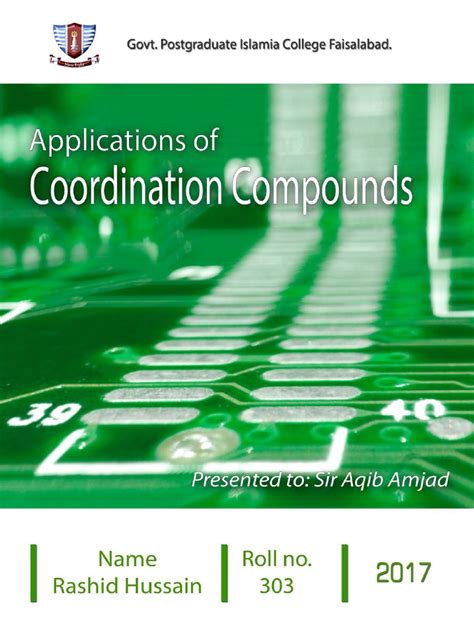 Applications of Coordination Compounds | Coordination Complex | Ethylenediaminetetraacetic Acid