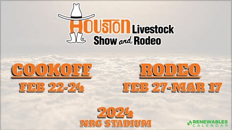 Winners of 2024 BBQ Cookoff and Houston Livestock Show and Rodeo HSLR Lineup & info – Feb 22-Mar ...