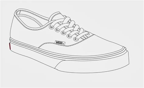 Vans Shoes Coloring Pages