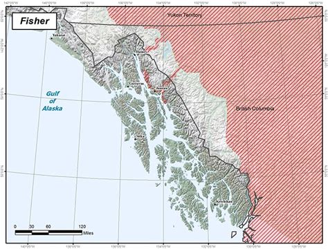 Fisher Range Map, Alaska Department of Fish and Game