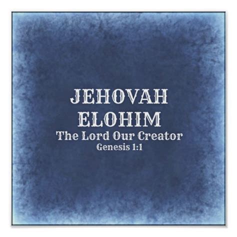 Exploring The Meaning Of Jehovah Elohim: An Examination Of The Biblical Name Of God | Religions ...