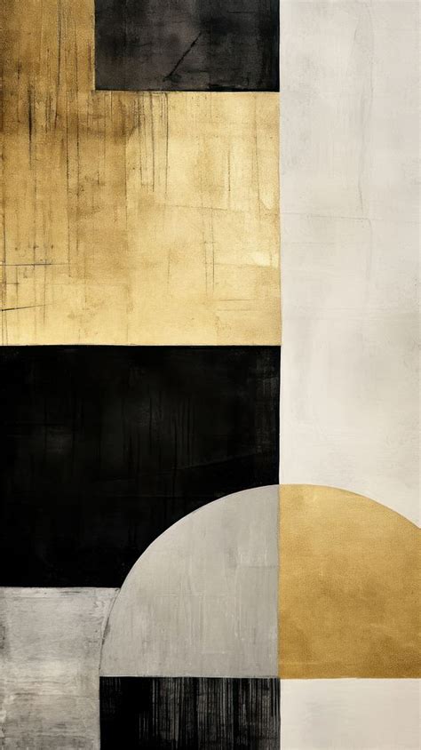 Black and gold abstract painting | Free Photo Illustration - rawpixel