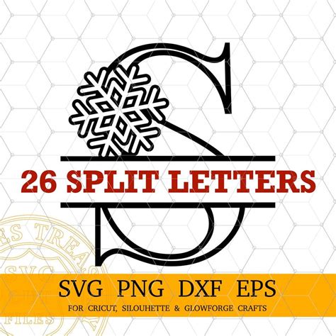 Snowflake monogram font letters svg christmas alphabet png etsy – Artofit