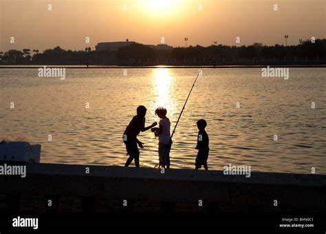 Corniche sunset Jeddah Saudi Arabia Stock Photo - Alamy