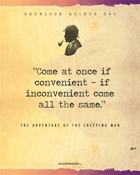 22 Quotes By Sherlock Holmes That Will Awaken Your Inner Detective | Sherlock quotes, Sherlock ...