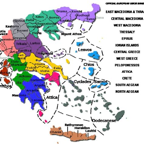 Maps illustrating Greek municipalities (upper left), population density... | Download Scientific ...