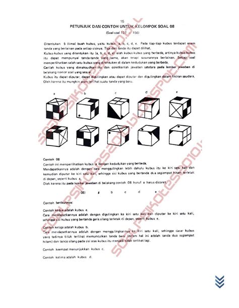 Kunci Jawaban Psikotes Kubus - Homecare24