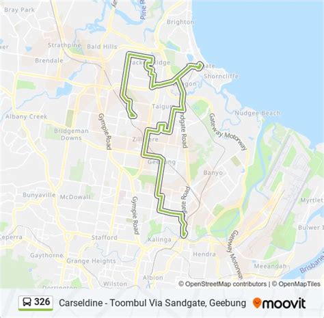 326 Route: Schedules, Stops & Maps - Carseldine Station (Updated)