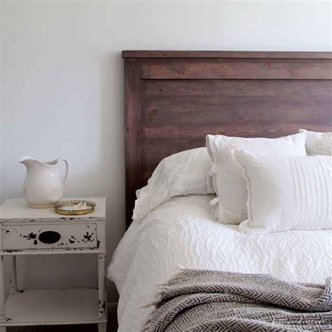 Make Your Own DIY Rustic Headboard - Bellewood Cottage