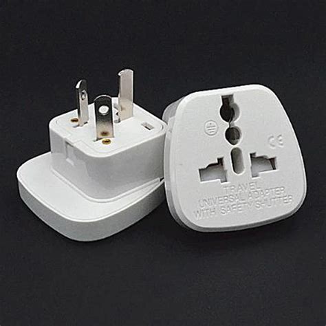 Universal white 10A 250V high power EU UK US to AU travel converter ...