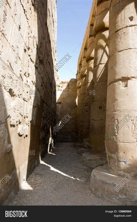 Inside Luxor Temple. Image & Photo (Free Trial) | Bigstock