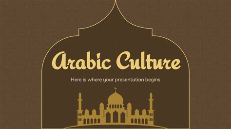 Arabic Powerpoint Template